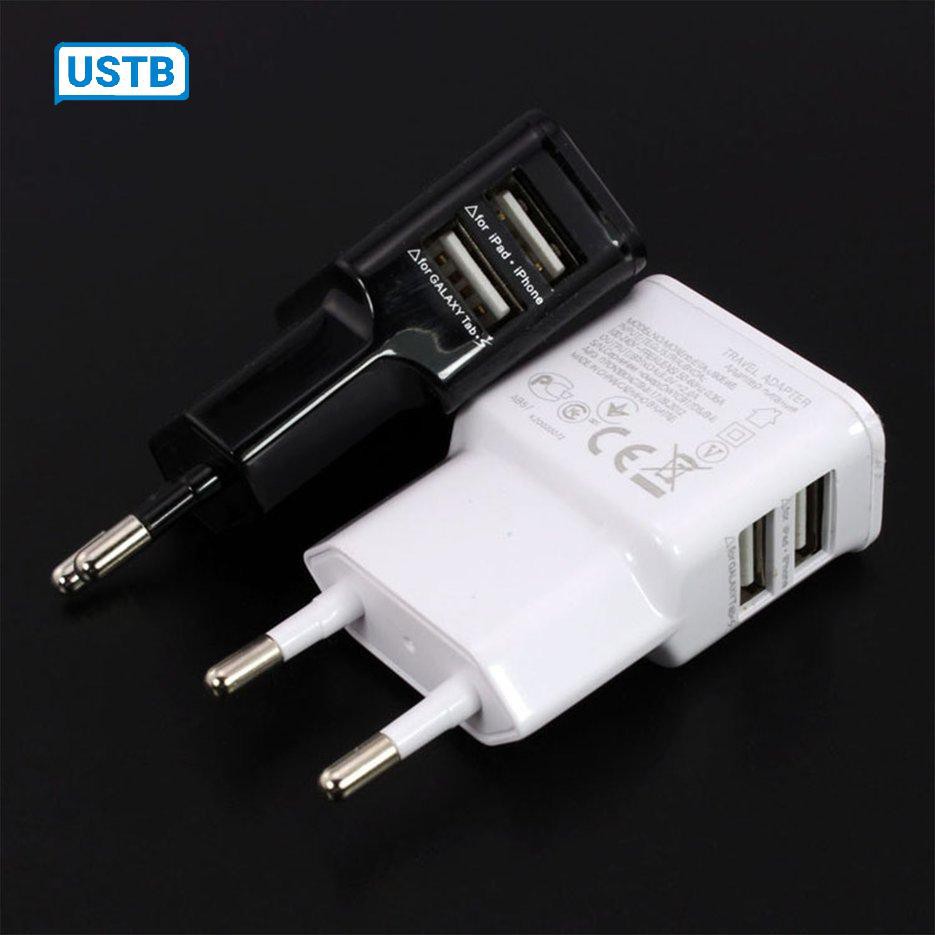 Củ sạc 2 cổng USB 5V chuyên dụng cho điện thoại, máy tính bảng