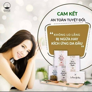 bột lá nhuộm tóc phủ bạc OGATIC - HÀNG MỚI NHẤT
