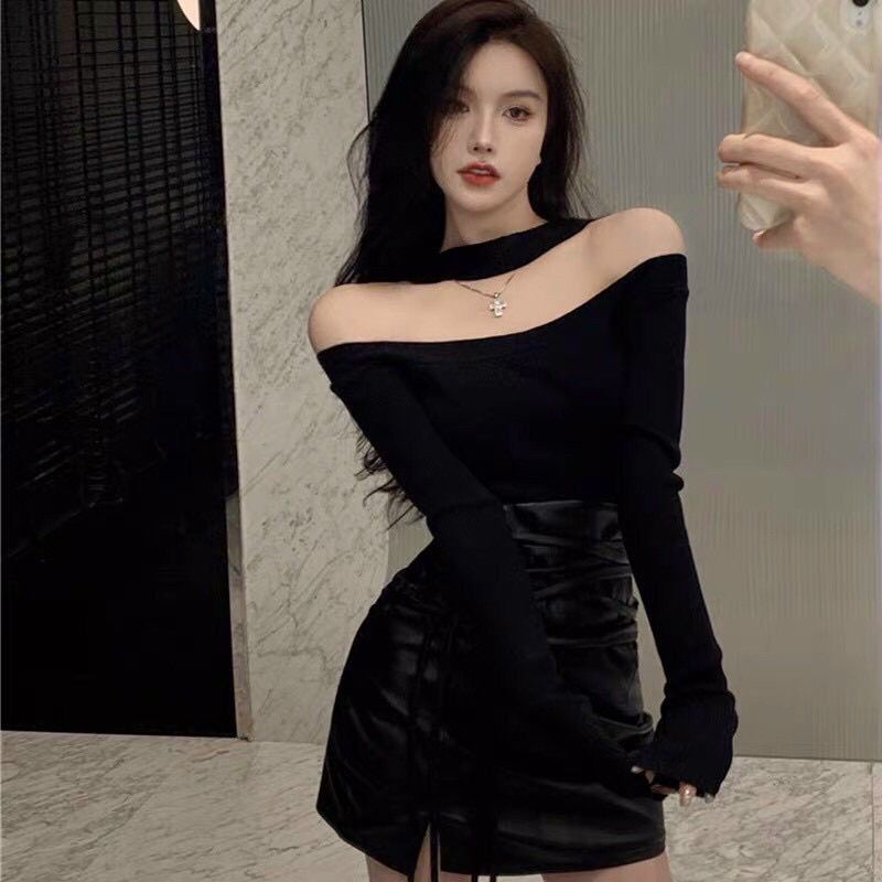 ÁO BẸT VAI XINH KÈM CHOCKE P222