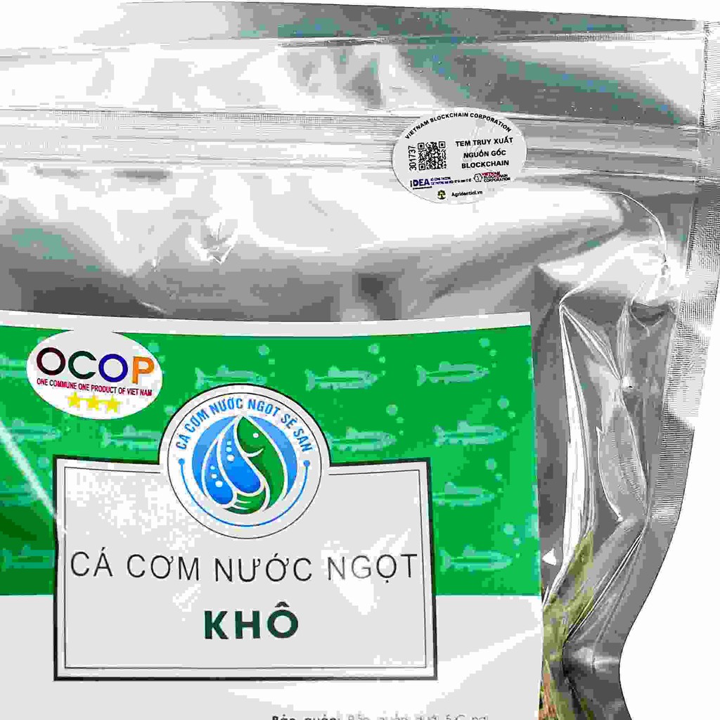 Cá cơm khô nước ngọt sông sê san ngon 1kg đặc sản tây nguyên ocop kon tum