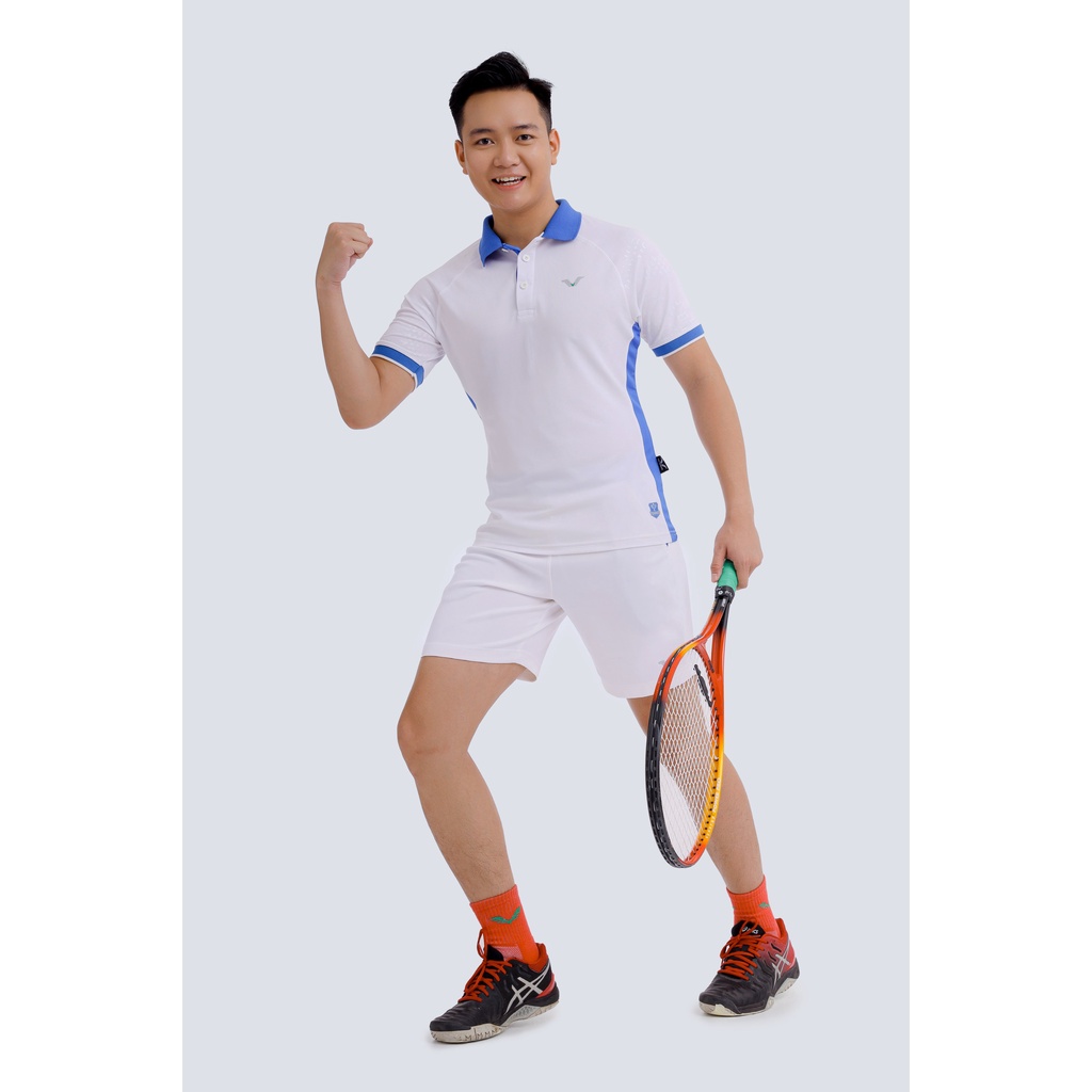 ÁO THUN NAM CỔ BẺ TENNIS, CẦU LÔNG CHÍNH HÃNG VINAAUTHENTIC - AVP08