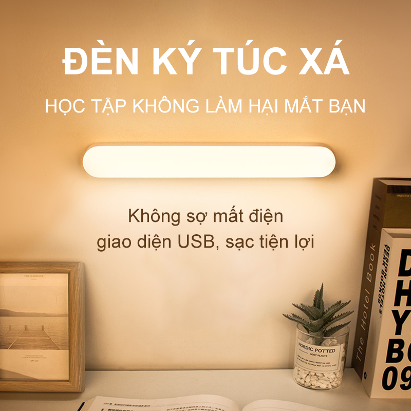 Đèn cảm ứng thông minh cho tủ quần áo, cầu thang, phòng ngủ, USB Sạc Sử dụng lên đến 90 ngày