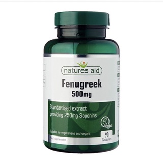 HẠN LUÔN MỚI -Viên uống lợi sữa Natures Aid 90 viên Fenugreek 500mg