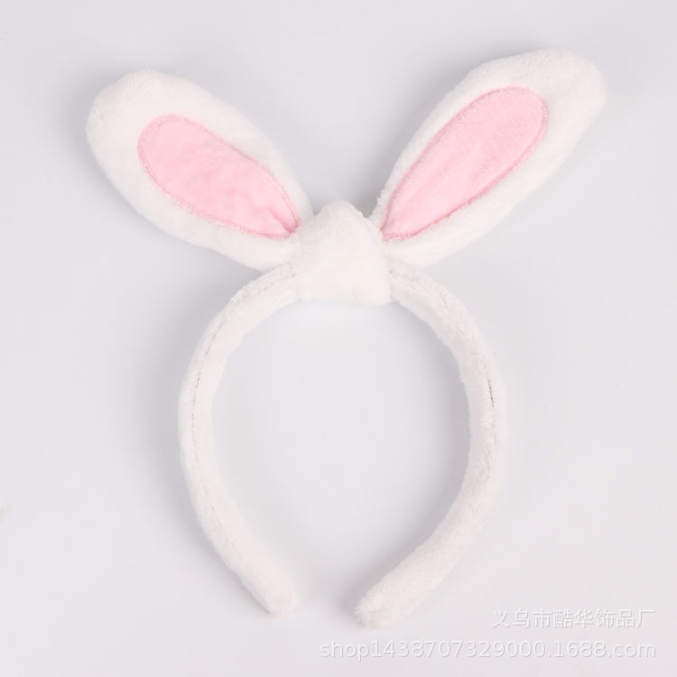 Băng đô rửa mặt thiết kế tai thỏ dễ thương