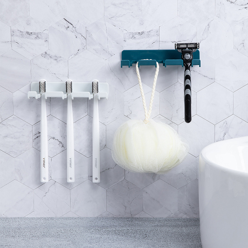 Móc Dán Tường Dày Dặn Dùng Treo Bàn Chải Đánh Răng Tiện Dụng
