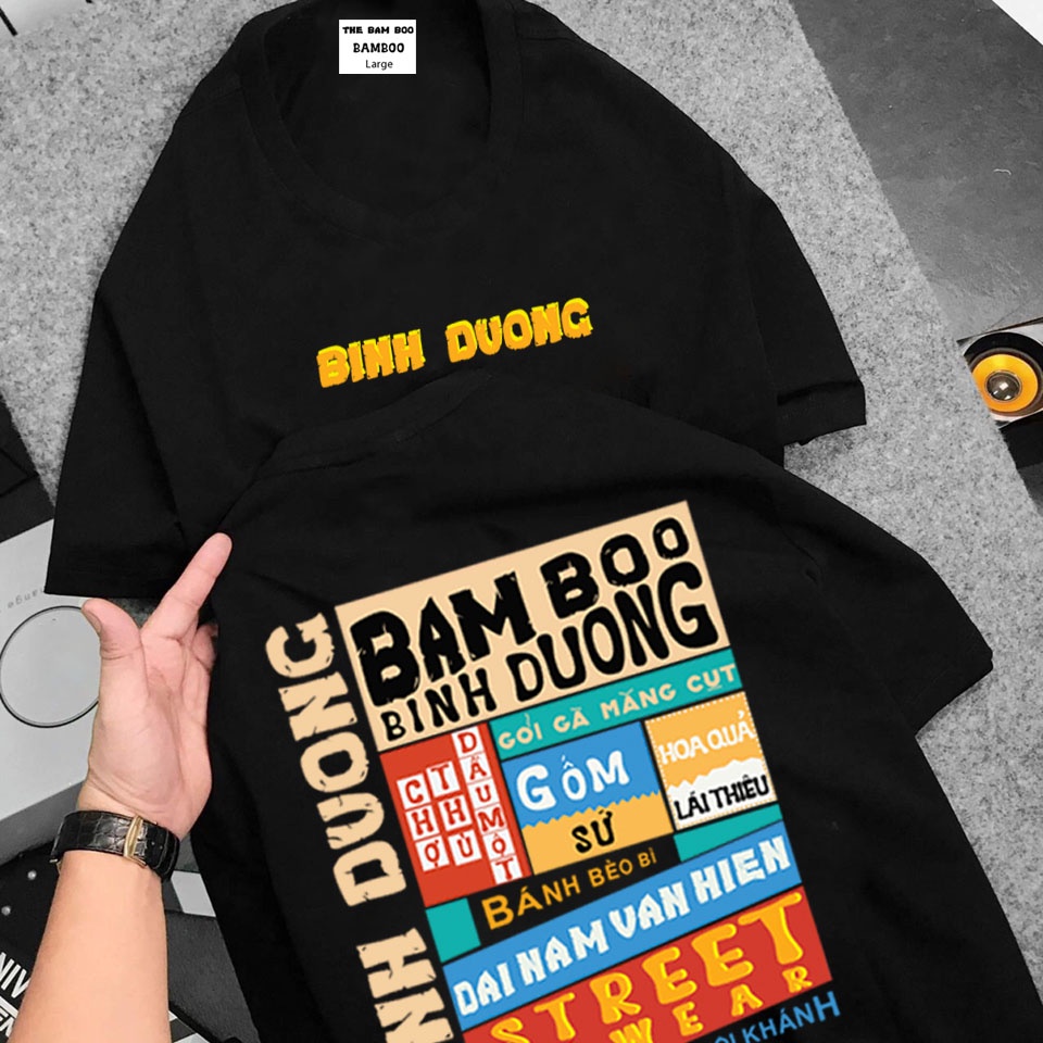 Áo Thun BÌNH DƯƠNG Bam Boo Áo Phông BÌNH DƯƠNG Unisex Form Rộng | BigBuy360 - bigbuy360.vn