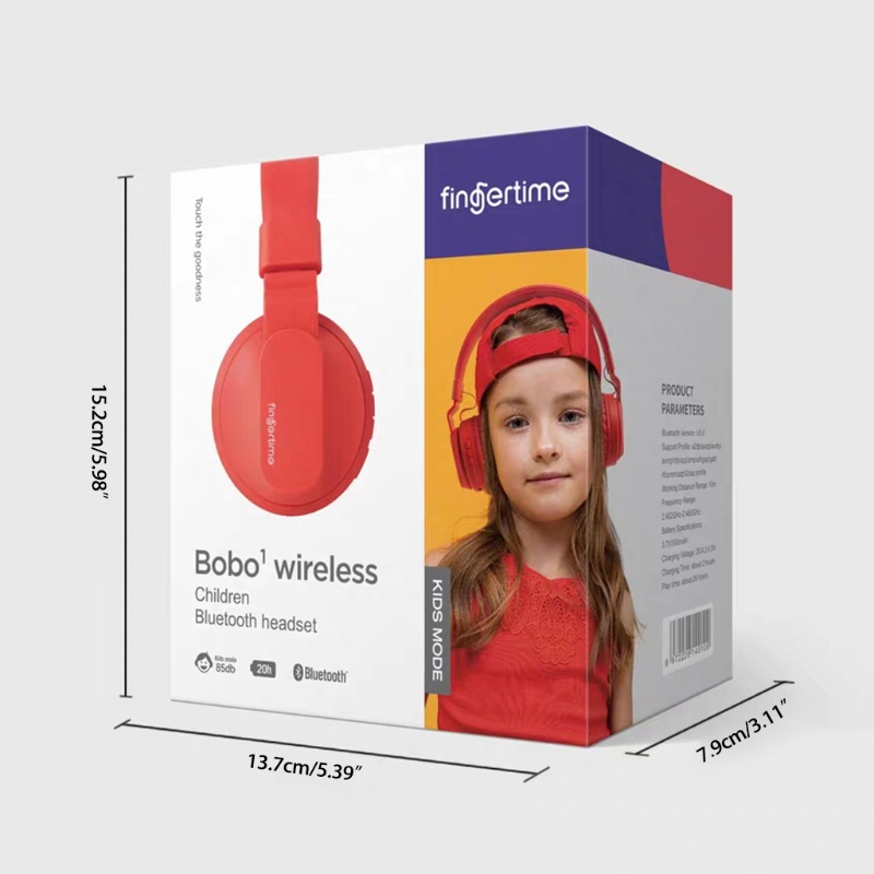 Tai Nghe zzz Không Dây Bluetooth 5.0 Màu Xanh Dương Cho Học Sinh / Máy Tính Bảng Trẻ Em