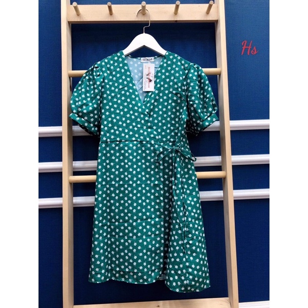 Váy hoa vạt chéo HSU1
