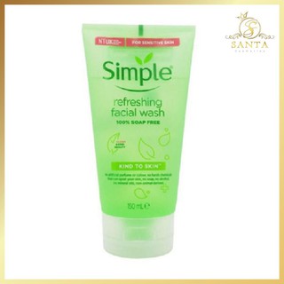 Sữa Rửa Mặt Dạng Gel Simple Refreshing 150ml