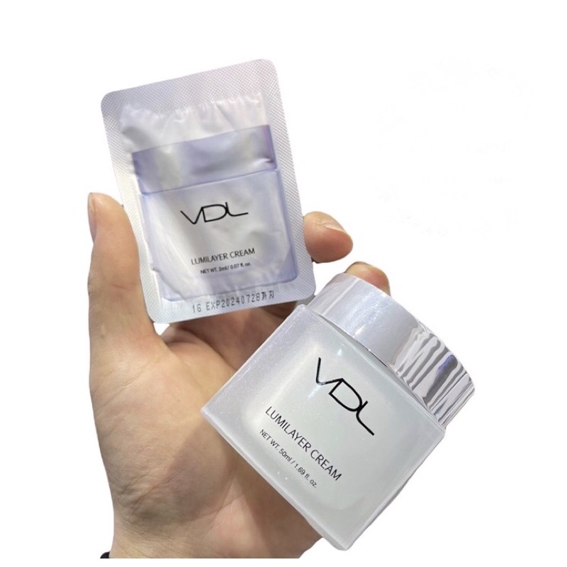 Kem dưỡng trắng bật tone tức thì VDL Lumilayer Cream sample 2ml