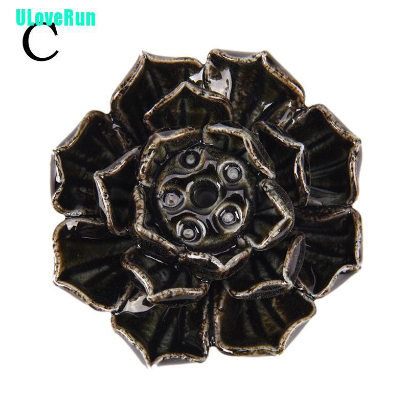 Đế Đốt Trầm Hương Bằng Sứ Tự Nhiên Hình Hoa Sen 1 / 3