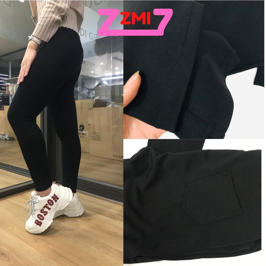 Quần legging nữ, Chất umi hàn giữ nhiệt ôm bó vải dày dặn chuẩn sịn hàng xuất Fullsize từ 40 - 60kg cho chị em lựa chọn | BigBuy360 - bigbuy360.vn