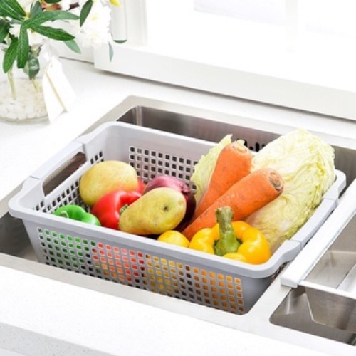 Khay nhựa chữ nhật đựng giấy A4, đựng dụng cụ đồ dùng học tập, mỹ phẩm, Rổ đựng đồ nhà bếp đa năng