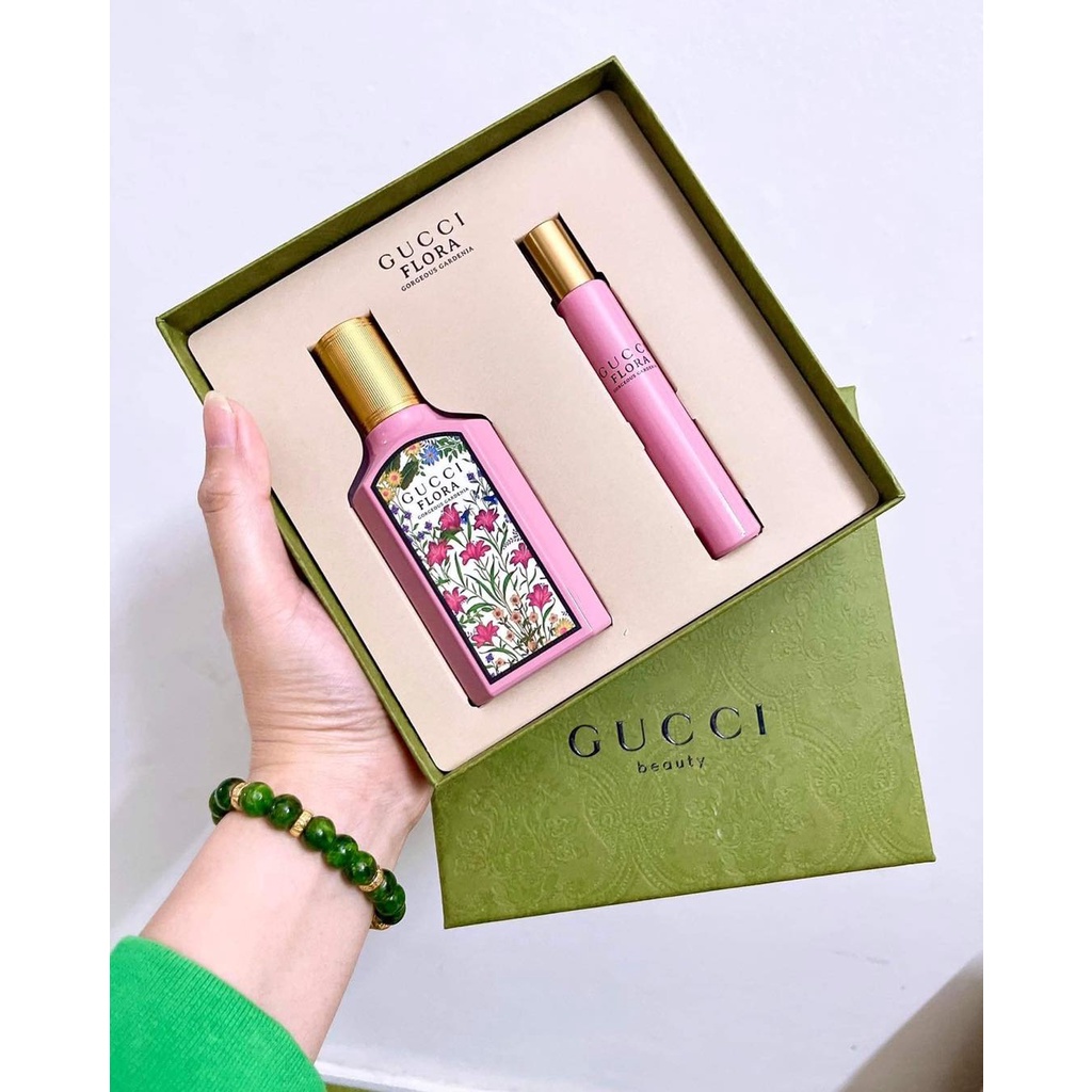 Nước hoa Gucci Flora Gorgeous Gardenia 𝐍𝐞𝐰 𝟐𝟎𝟐𝟏 50ml +7.5ml