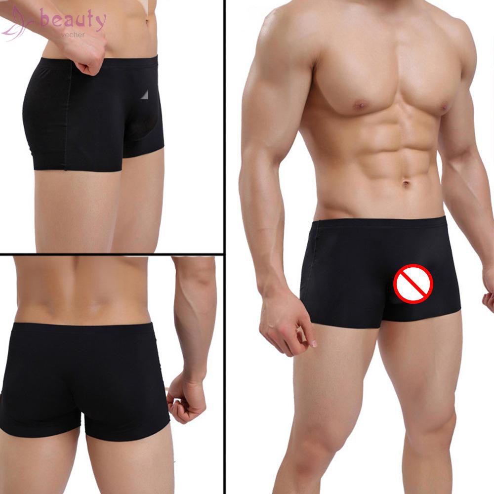 Quần Lót Lụa Lạnh Mềm Không Đường May Thoải Mái 2018