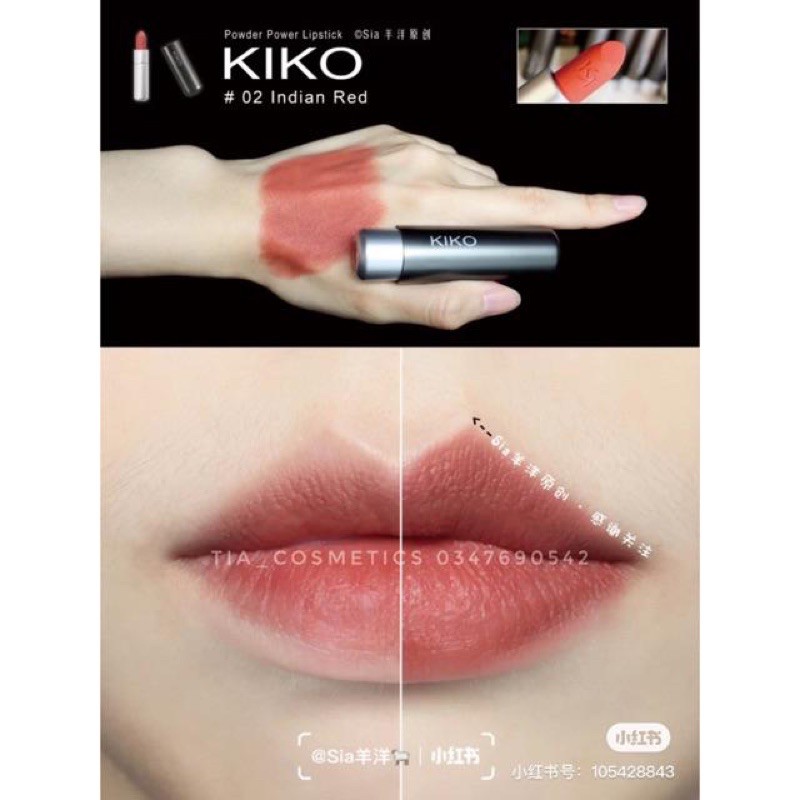 Son thỏi Kiko Powder Powder Lipstick