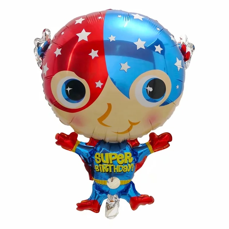 1 Bong Bóng Lá Nhôm Hình Siêu Anh Hùng Hoạt Hình Avenger Người Nhện Helium Globos Trang Trí Tiệc Sinh Nhật Cho Bé