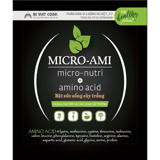 MICRO-AMI Phân Bón Hỗn Hợp Vi Lượng Chelate & Amino Acid Giúp Phục Hồi Đất, Cây Vươn Đọt, Phát Chồi, Bung Hoa, Ngọt Quả