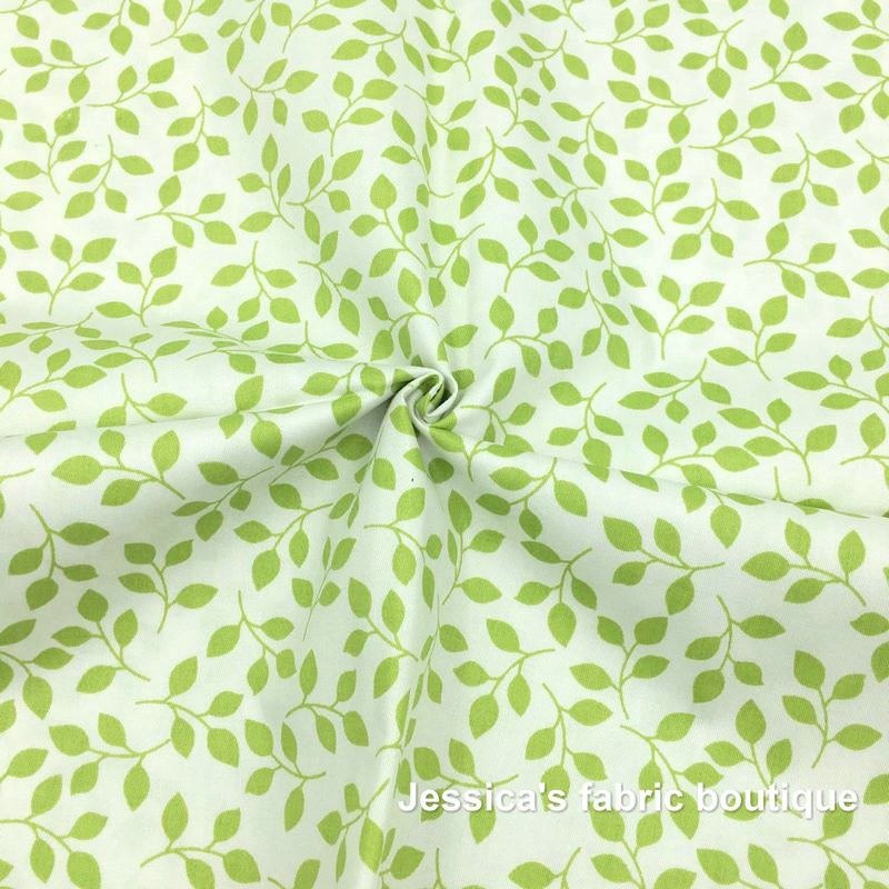 Vải cotton 100% Tự Làm Thủ Công Màu Xanh Lá