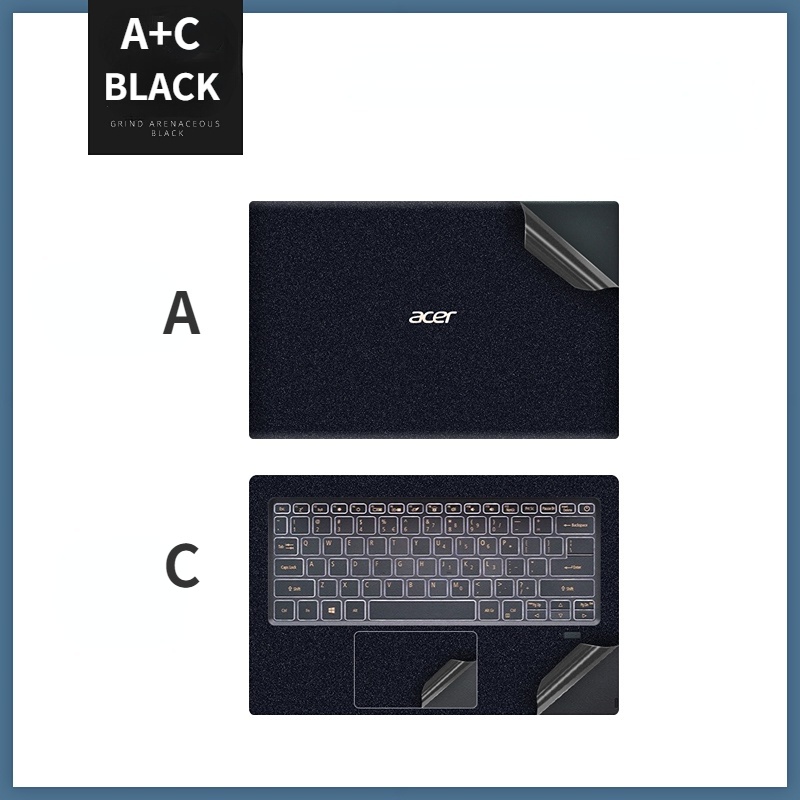 Miếng Dán Trang Trí laptop Máy Tính Bảng Bằng Chất Liệu vinyl Màu Đen Cho acer nitro 5 swift 3 swift go aspire 3 aspire 5 sf314-42 sf314-57g an515-45 sfg14-41