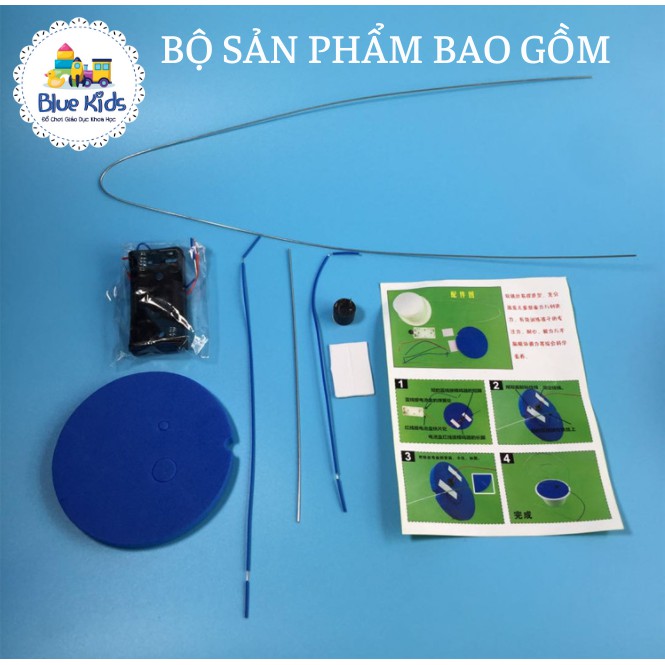 Đồ chơi khoa học STEAM tự làm trò chơi luồn dây sắt khéo léo, kích thích sáng tạo và trí tuệ