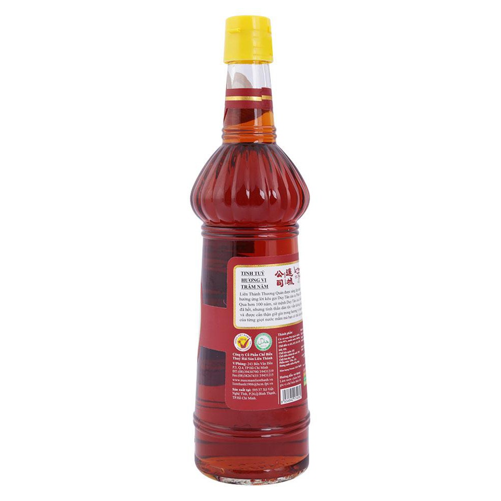 [ Yams Mart ] Nước Mắm Liên Thanh Nhãn Vàng 600ML