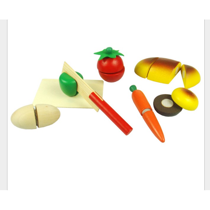 Bộ đồ chơi cắt trái cây bằng nhám