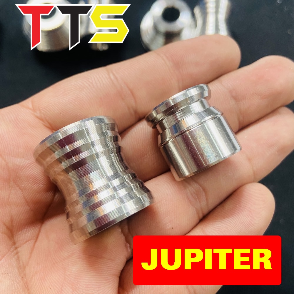 Cục canh bánh inox 304 trước đĩa sau đùm cho xe JUPITER, SIRIUS 110 ( BAO RỈ SÉT TRỌN ĐỢI )