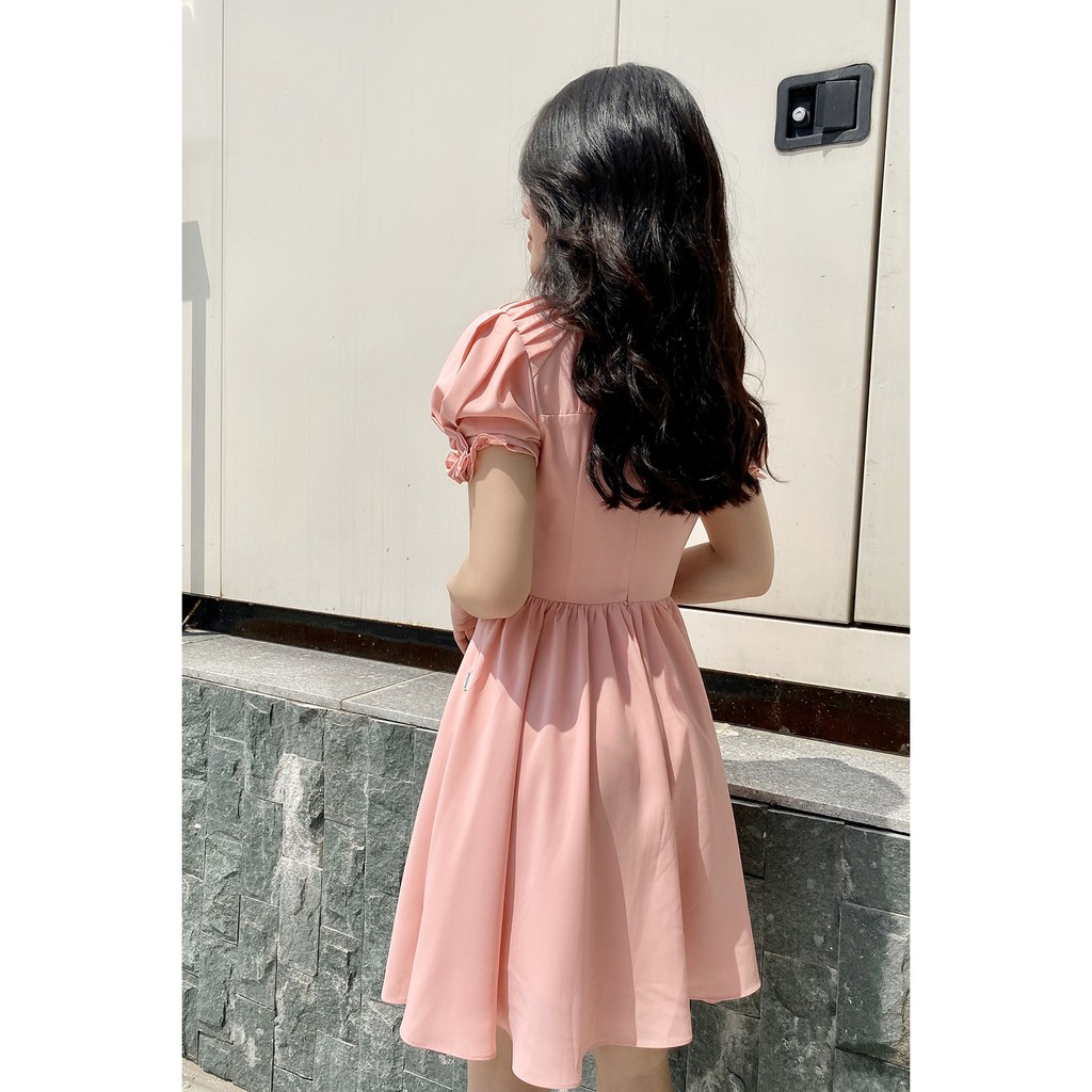 [Mã WABRWA15 giảm 15% đơn 300K] Đầm xòe ngắn tay tay bồng DEA0292 - 20Again | BigBuy360 - bigbuy360.vn