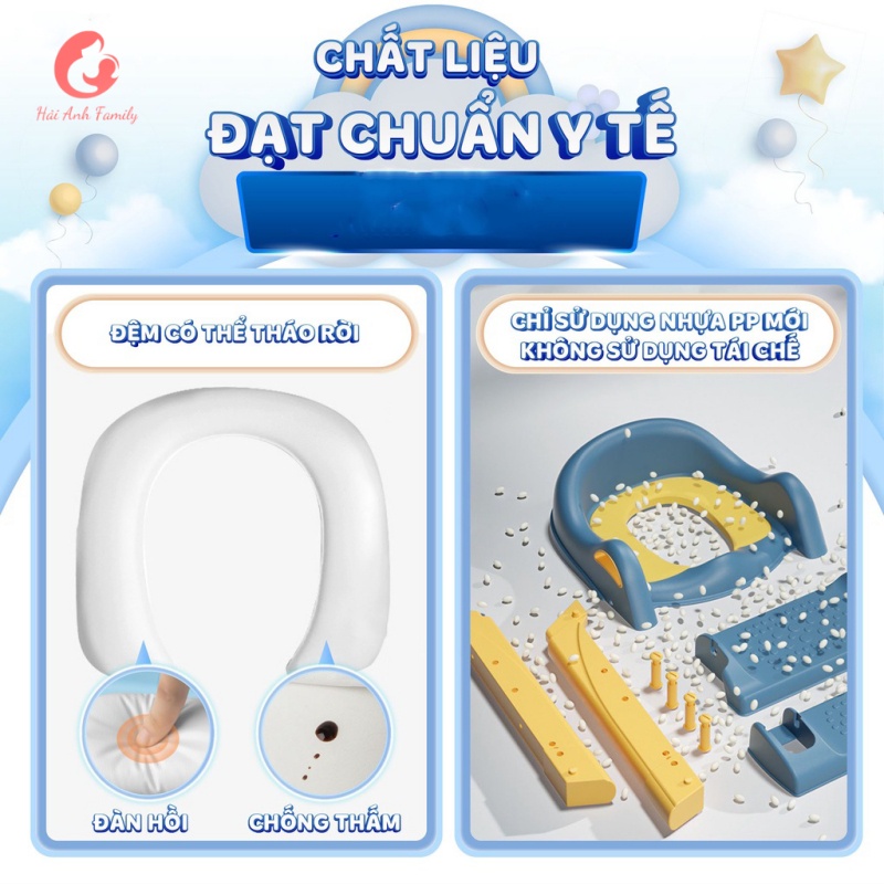 Bệ thu nhỏ bồn cầu có thang đi vệ sinh cho hàng chuẩn cao cấp nhất thị trường