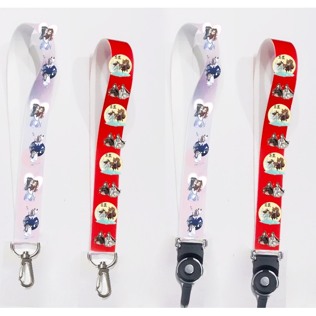 Dây strap trần tình lệnh STI44 hoạt hình tiêu chiến vương nhất bác dây treo thẻ name tag ngắn cute dễ thương 15cm