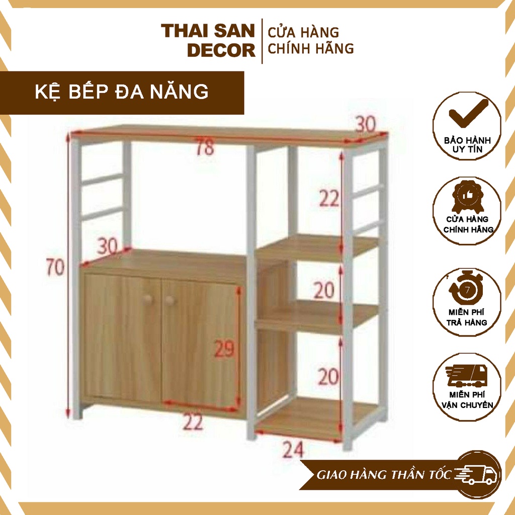 Kệ bếp cao cấp - kệ nhà bếp đa năng thiết kế gọn gàng để được nhiều đồ sản phẩm hót nhất 2022 • THAI SAN DECOR