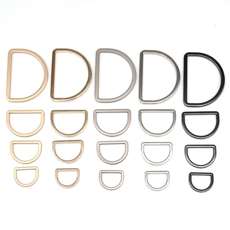 Vòng Khóa Hợp Kim Kẽm 20 / 25 / 30 / 35 / 40mm Tự Làm Túi Xách Da Tiện Dụng