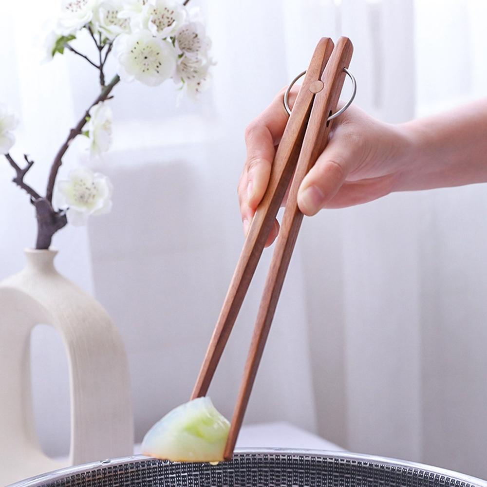 Kẹp Gắp Thức Ăn Bằng Gỗ Acacia
