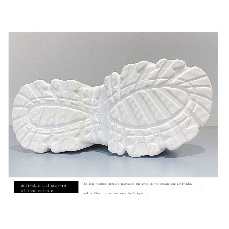 Xăng đan Thể Thao Đế Dày Tăng Chiều Cao Đính Đá Thời Trang Mùa Hè Mới 2022 Cho Nữ