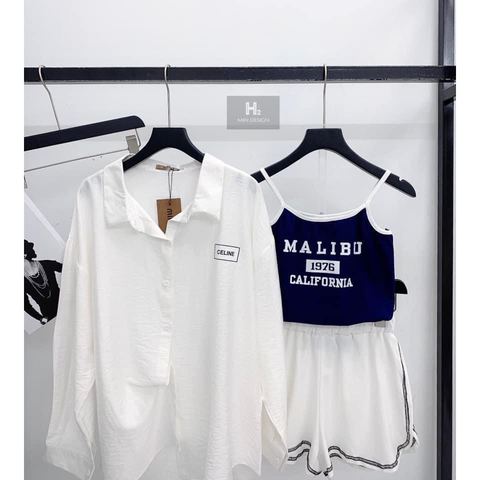 Set 3 Món Sơ Mi Mix Áo 2 Dây | BigBuy360 - bigbuy360.vn