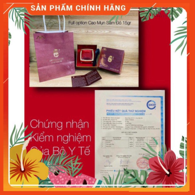 Cao Mụn Sâm Đỏ