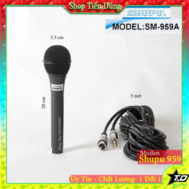 [Mã ELHACE giảm 4% đơn 300K] ] Mic shupu 959 - micro shupu 959