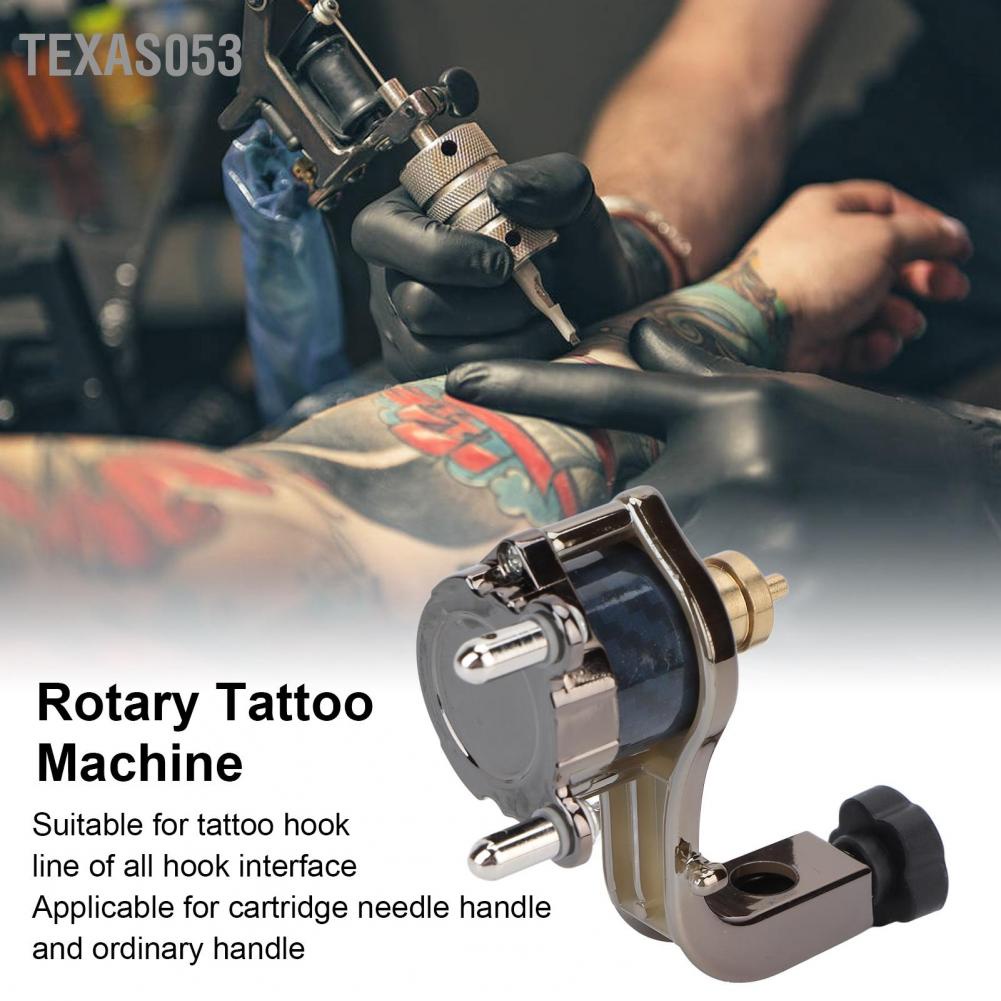 Hàng Sẵn Máy xăm kiểu xoay chuyên nghiệp bằng thép cầm tay【Texas053】