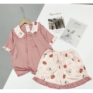 Bộ Pijama lụa satin