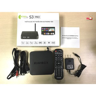 Android Tivi Box - Kiwibox S3 Pro - Ram 2GB