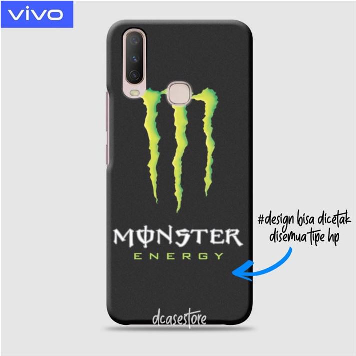 Ốp Điện Thoại Họa Tiết Monster Energy Drink 2 Cho Vivo Y17 Y15 Y91C Y35 Pro