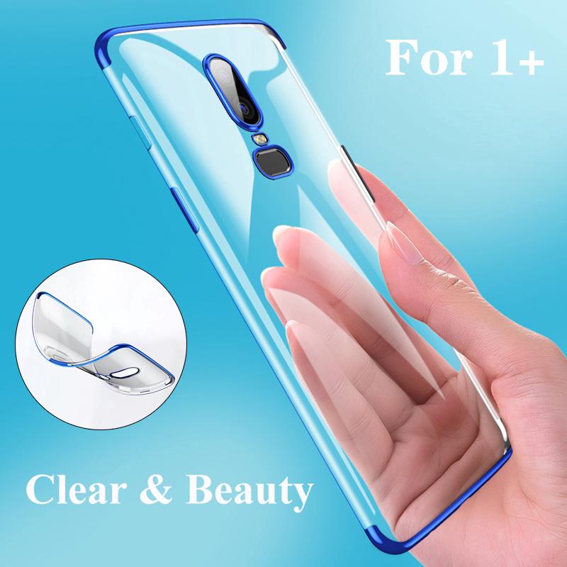 Ốp điện thoại TPU mềm mạ màu cho Oneplus 6 5/5t 1+5 1+5t 1+6