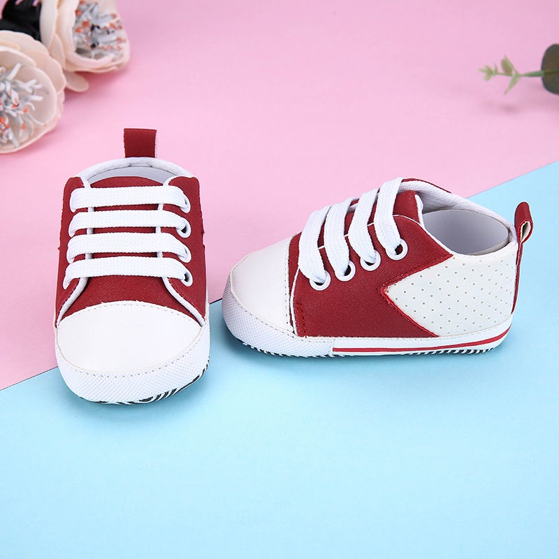 ♛Giày Đế Mềm Chống Trượt Thời Trang Xuân Thu Cho Bé Gái Sơ Sinh Từ 0-1-12 Tháng Tuổi