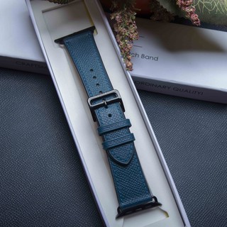 Dây Da Apple Watch - Da Epsom Xanh Cổ Vịt