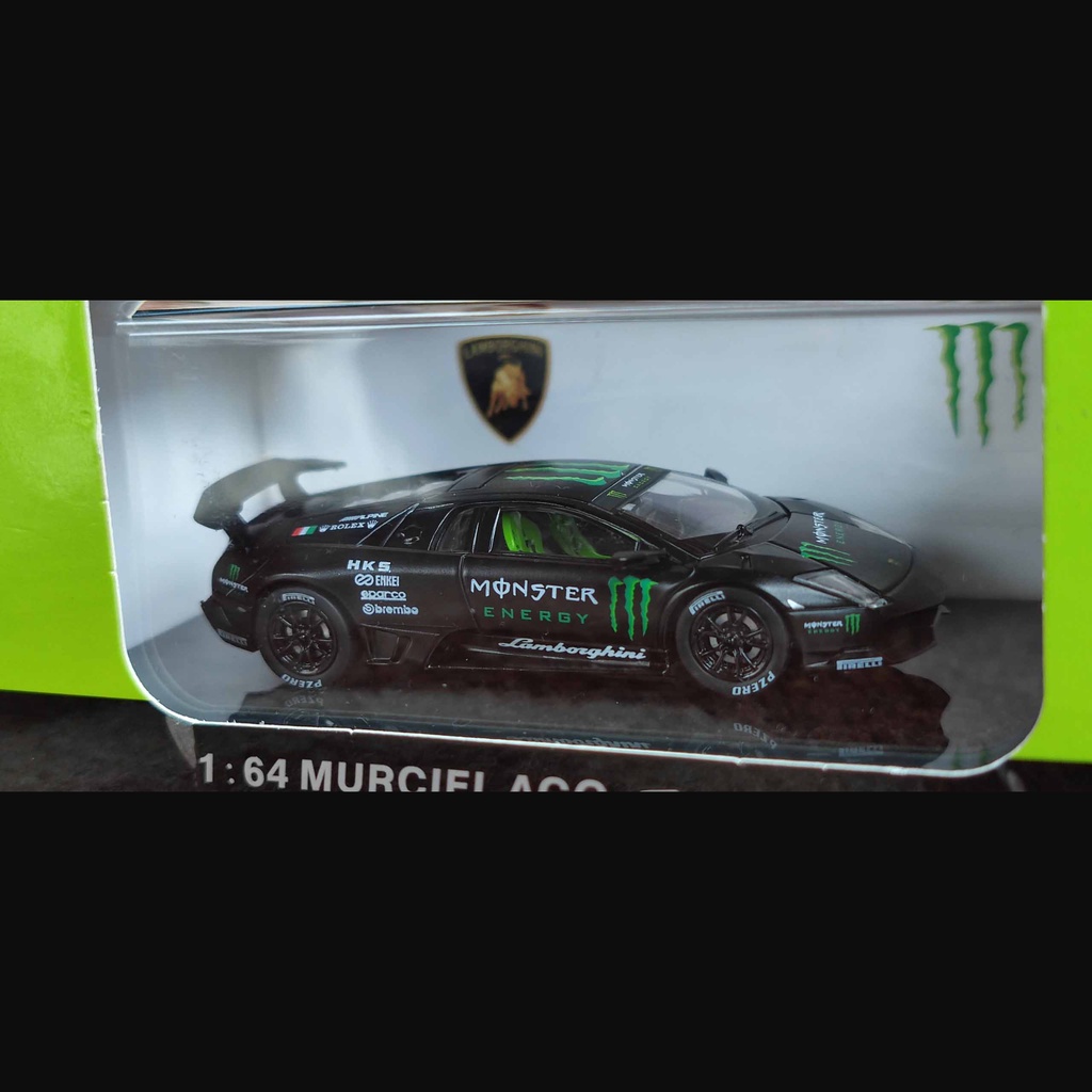 Xe mô hình bánh cao su 1/64 Speed GT Lamborghini Murcielago SV Monster Model