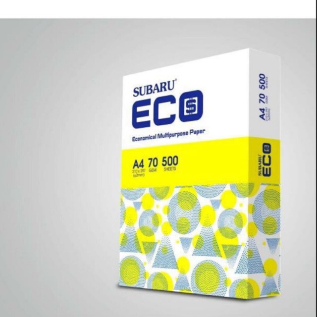 1 thùng 5 ram giấy Subaru Eco 70 gsm