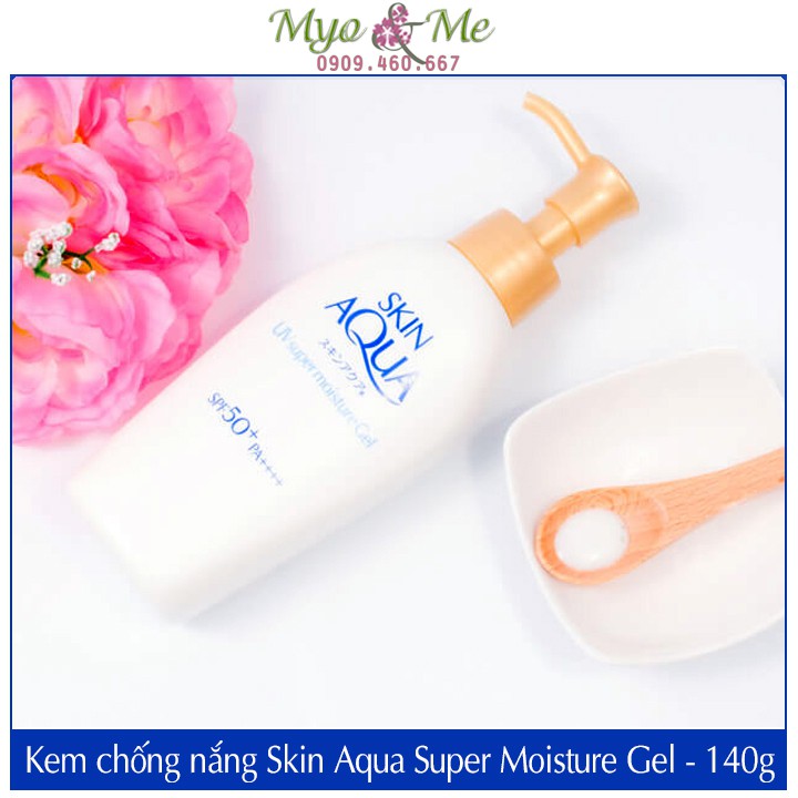 (Mẫu mới) Kem chống nắng Skin Aqua Super Moisture Gel SPF50+/PA++++ - 110g/140g