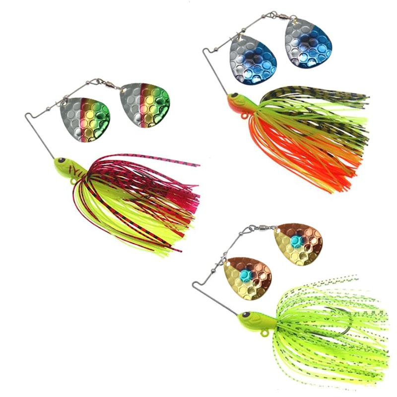 Set 10 Mồi Câu Cá Bằng Kim Loại DIY Nhiều Màu Sắc Tiện Lợi