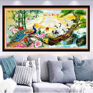 Tranh đính đá vạn sự như ý vs455 - kích thước 100×60 cm